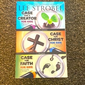 Lee Strobel Case for a Creator, Christ, and faith for kids three books in one